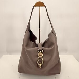 Dooney & Bourke Pebbled Leather Belvedere Lock Hobo Shoulder Bag